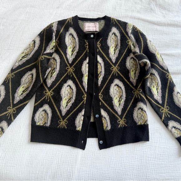 Lingua Franca Oyster Cardigan - Picture 2 of 11